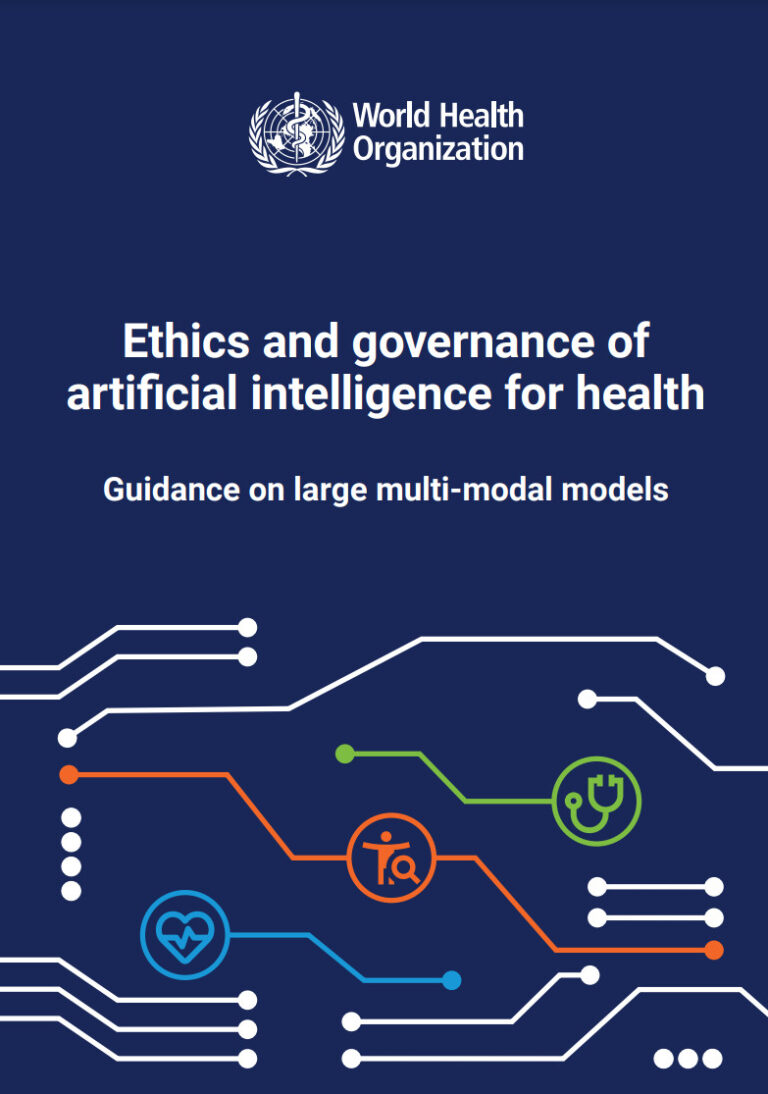 Ethics and governance of artificial intelligence for health